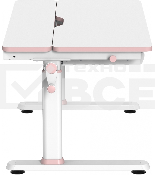 Стол детский Cactus CS-KD01-PK столешница МДФ, розовый 100x80x60см