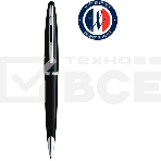 Ручка шариковая Waterman Carene (CWS0293950) Black ST M син. черн. подар.кор., фото 1