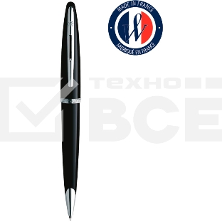 Ручка шариковая Waterman Carene (CWS0293950) Black ST M син. черн. подар.кор.