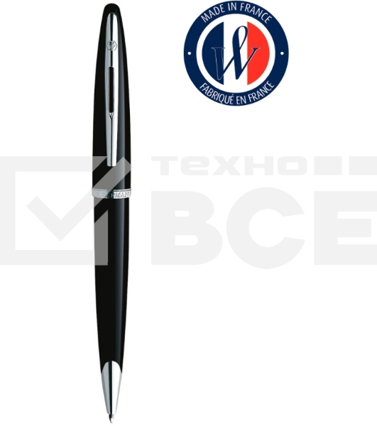 Ручка шариковая Waterman Carene (CWS0293950) Black ST M син. черн. подар.кор.
