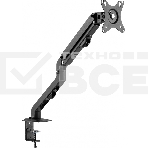 Кронштейн для мониторов Ultramounts UM728 черный 17'-27' макс.7кг крепление к столешнице поворот и наклон, фото11