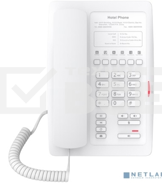 Телефон IP Fanvil H3W белый (H3W WH)