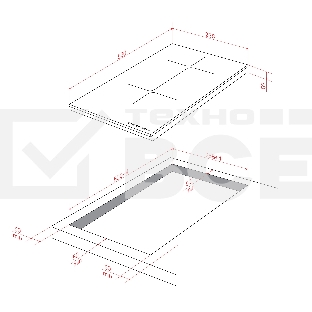 Варочная поверхность Kuppersberg ICI 316, 30 см, индукция, High-Tech, inverter, прямой край, 9 уровней мощности, бустер, Stop and Go, Flexi-zone, автоматическое отключение, таймер, индикатор остаточного тепла, сенсорное/слайдерное управление, цвет черный