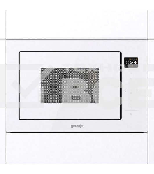 Микроволновая печь Gorenje BM251SG2WG 25 л, 900 Вт, белый (встраиваемая)
