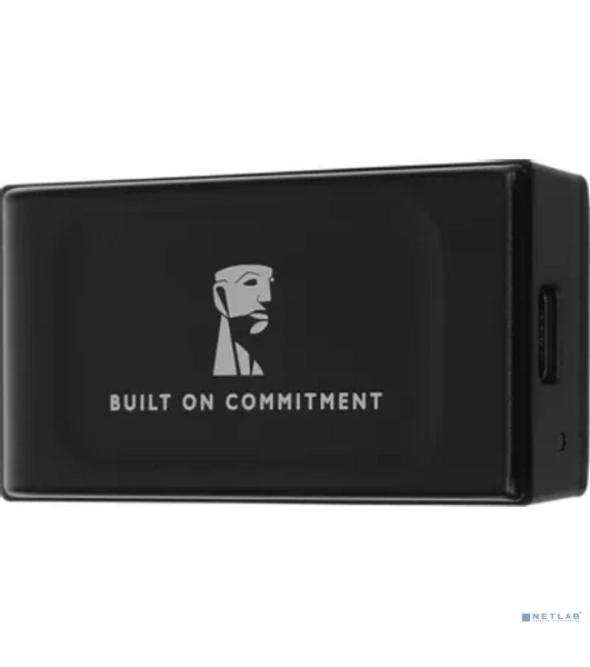 Внешний SSD Kingston Portable SSD 2TB External XS1000 BOC,Type-C/A, USB 3.2 Gen 2, R/W 1050/1000MB/s, 70x33x14мм, 69g., Black (60 мес)