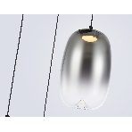 Подвесной светодиодный светильник Ambrella light LH11099/3 BK/SM черный/дымчатый 12W 3000K D350*1505, фото5