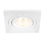 Встраиваемый поворотный точечный светильник Ambrella light TN102621 WH белый GU5.3 92*92*28, фото3