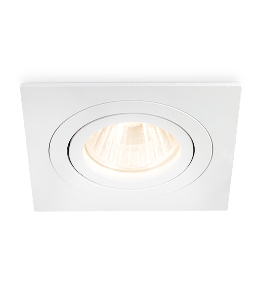 Встраиваемый поворотный точечный светильник Ambrella light TN102621 WH белый GU5.3 92*92*28