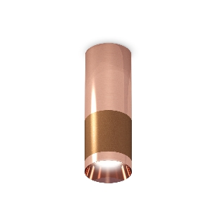 Светильник Ambrella Light XS6304090 SCF/PPG кофе песок/золото розовое полированное MR16 GU5.3 (C6304, C6326, A2010, N6135)
