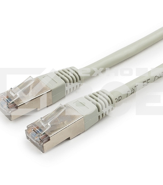 Патч-корд FTP Cablexpert кат.5e, 3м, литой, многожильный (серый)