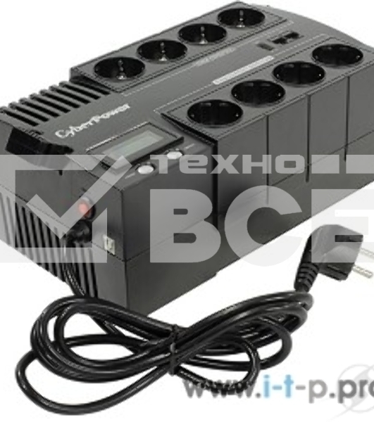 Источник бесперебойного питания CyberPower BR700ELCD 700VA/420W USB/RJ11/45 (4+4 EURO)
