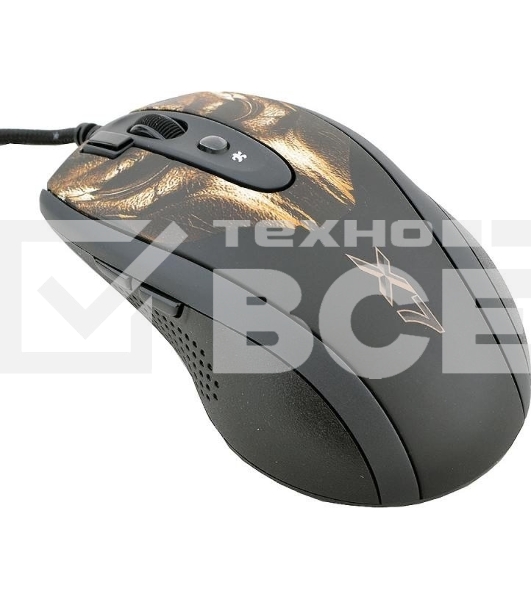 Мышь проводная A4Tech XL-750BH черный, 3600 dpi, USB, кнопки - 7