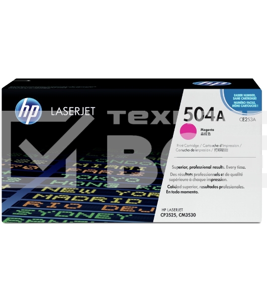 Картридж лазерный HP CE253A пурпурный CLJ CM3530/CP3525 (7000стр.)