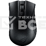 Мышь беспроводная ASUS ROG Strix Carry черный, 7200 dpi, радиоканал, Bluetooth, USB, кнопки - 6, фото 1