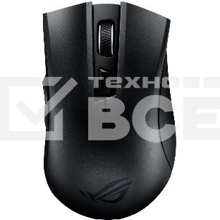Мышь беспроводная ASUS ROG Strix Carry черный, 7200 dpi, радиоканал, Bluetooth, USB, кнопки - 6