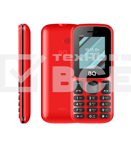 Мобильный телефон BQ 1848 Step+ черный/зеленый