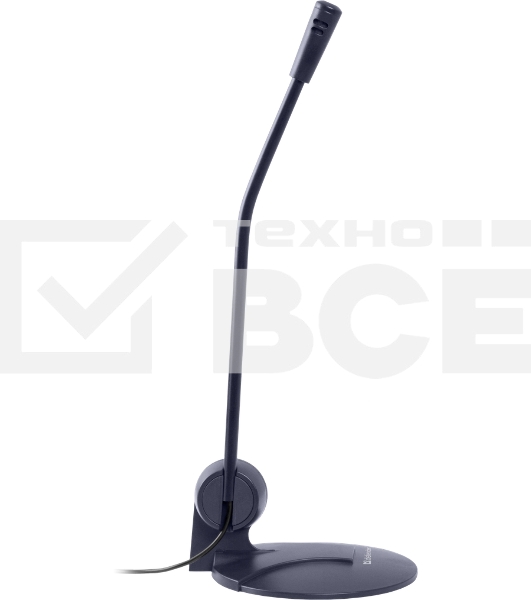 Микрофон Defender MIC-117 черный, кабель 1.8 м