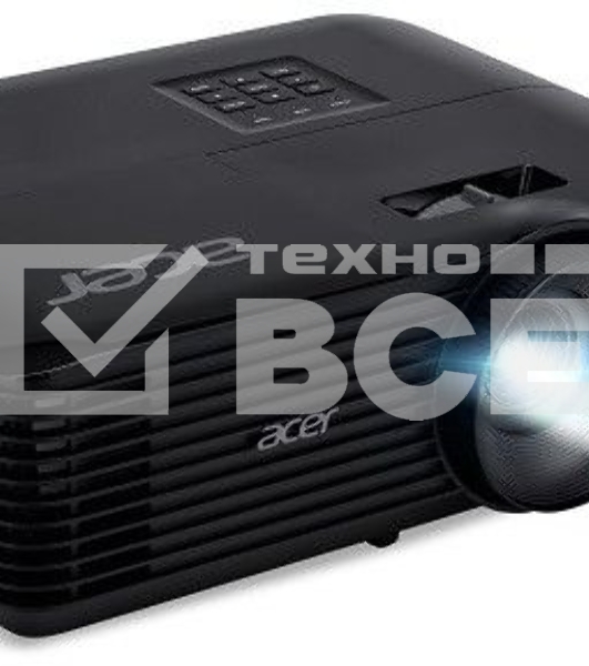 Проектор ACER X1228H (DLP, XGA 1024x768, 4500Lm, 20000:1, +НDMI, Wi-Fi, 3D Ready, 2.7kg)