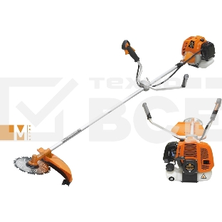 Мотокоса CARVER GBC-043M2.3лс easy-start ранец диск48зуб. easy-head леска2,4мм