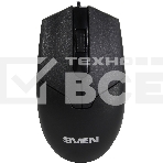Мышь проводная SVEN RX-30 черный, 1000 dpi, USB, кнопки - 3, фото6