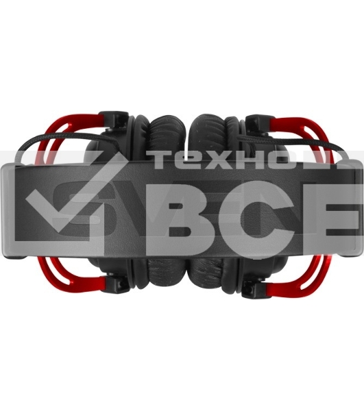 Игровые наушники SVEN AP-G1000MV с микрофоном черно-красные (mini jack O 3,5 мм (4 pin), 50 мм)