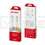 Кабель Type-C - Type-C 2,4A/1m/PVC/white/Rexant, фото3