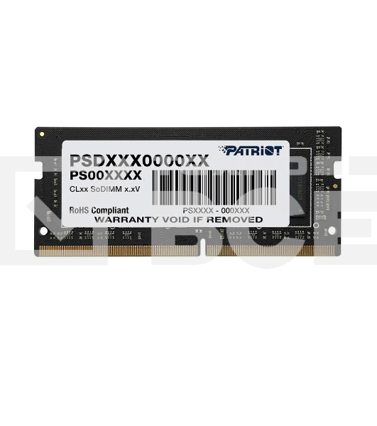 Оперативная память Patriot Signature, DDR4, 8GB (1x8 GB), 3200 MHz, CL22