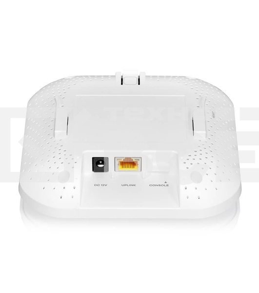 Точка доступа Zyxel NebulaFlex NWA90AX PRO, WiFi 6, 802.11a/b/g/n/ac/ax (2,4 и 5 ГГц), MU-MIMO, антенны 3x3, до 575+2400 Мбит/с, 1xLAN 2.5GE, PoE, защита от 4G/5G, БП в комплекте