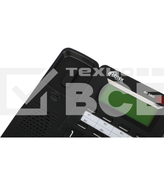 Телефон проводной Ritmix RT-550 черный
