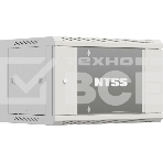 Шкаф коммутационный NTSS Премиум (NTSS-W6U6045GS-2) настенный 6U 600x450мм пер.дв.стекл 60кг серый IP20 сталь, фото3