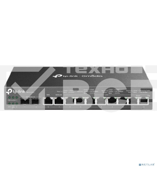 Гигабитный VPN-маршрутизатор TP-Link ER7212PC Omada с портами PoE+ и контроллером