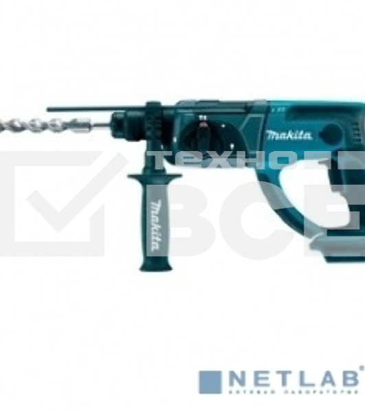 Перфоратор Makita DHR202Z аккумуляторный SDS+ [DHR202Z] {18В,Li-ion,3реж,1.9Дж,0-4000у\м,3.5кг,чем,подсв,б\акк и з\у,совмест с 4Ач Li-ion}