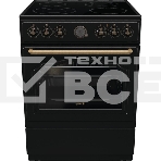 Электрическая плита Gorenje GECS6B71CLB черный стеклокерамика (без крышки), фото 1