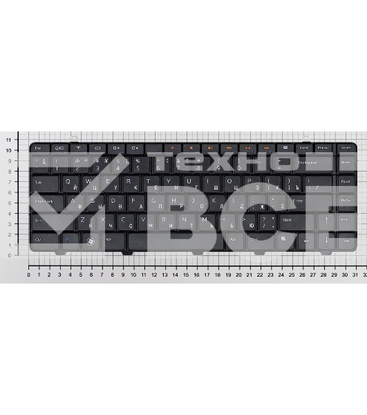 Клавиатура для ноутбука Dell Inspiron 1464 черная