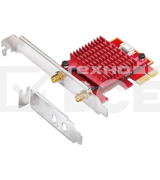 Сетевой адаптер Wi-Fi + Bluetooth Cudy WE3000S АХ5400 PCI Express (ант.внеш.съем) 2ант.