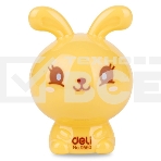 Точилка для карандашей ручная Deli Rabbit E0560 1 отверстие пластик ассорти блистер, фото4