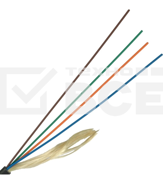 Кабель распределительный Lanmaster LAN-OFC-DU8-M3-HF 8x 50/125 OM3 универсальный LSZH 1м