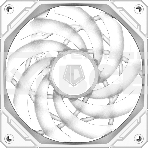 Вентилятор для корпуса ID-Cooling NO-12015-XT ARGb SNOW белый, 120 мм, 2000 об/мин, 31.2 дБ, 4 pin, фото7