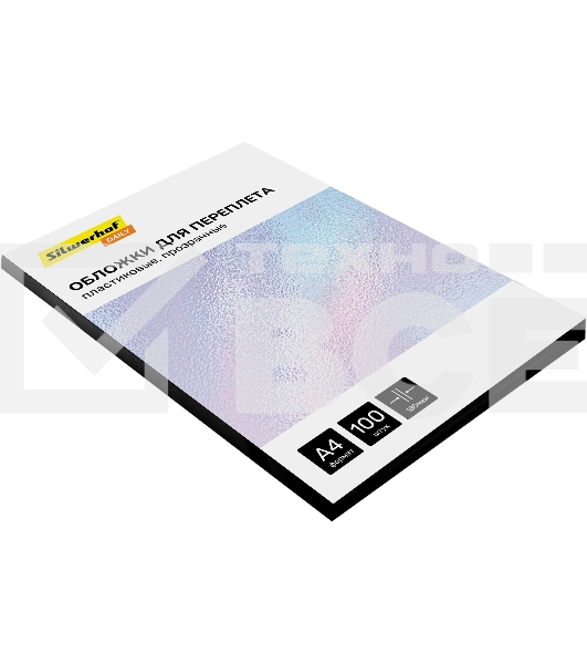Обложки для переплета Silwerhof Daily A4 180 мкм прозрачный (100шт)
