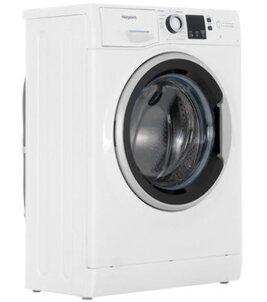 Стиральная машина Hotpoint NUS 5015 S RU белый, загр.фронтальная, макс.: 5 кг, 1000 об/мин, класс: А