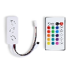 Контроллер GS11601 WIFI Tuya RGB+CCC 10A 12V 120W/ 24V 240W (ПДУ ИК CR2025), фото 1