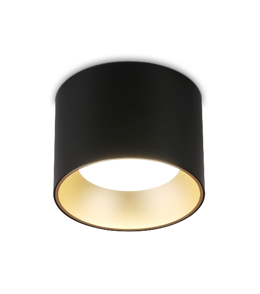 Светильник Ambrella light TN52887 SBK/SGD черный песок/золото песок GX53 max 12W D97*70