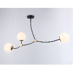 Светитльник Ambrella Light TR2568/3 BK/SB черный/бронза E27/3 max 60W 1130*150*540, фото3