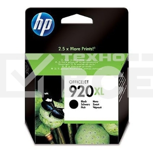 Картридж струйный HP 920XL CD975AE черный для HP OJ 6000/6500 (1200стр.)
