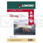 Фотобумага Lomond 0102049 A4/230г/м2/25л./белый глянцевое для струйной печати, фото 1