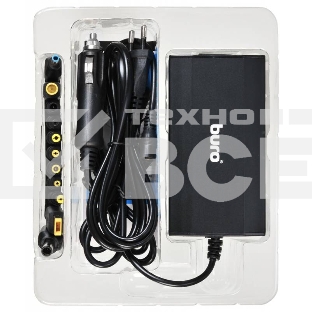 Блок питания Buro ручной 65W 12V-24V 11-connectors 3.2A 1xUSB 0.6A от бытовой электросети/от прикуривателя