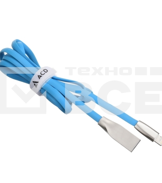 Кабель USB ACD-Infinity Lightning ~ USB-A TPE, 1.2м, синий (ACD-U922-P5L)