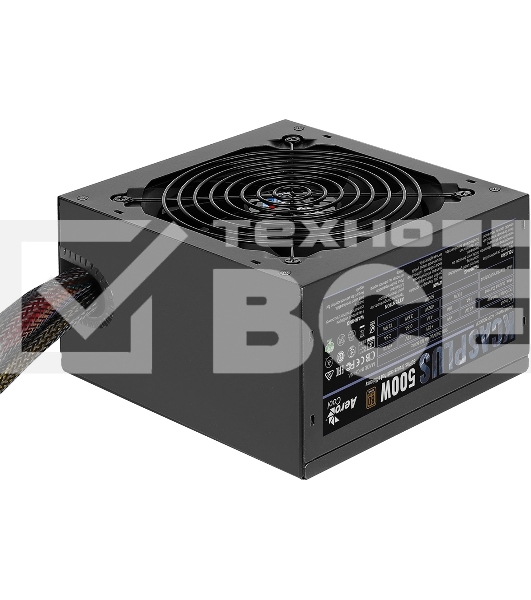 Блок питания Aerocool / Formula KCAS-500W, 500Вт, PLUS 80 PLUS Bronze, 120мм, черный