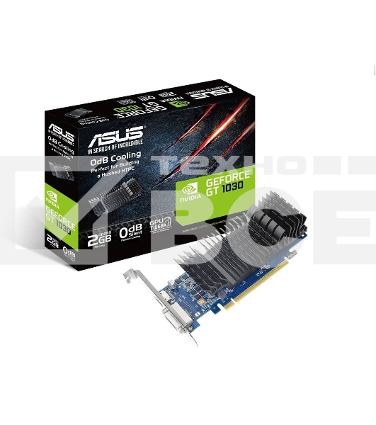 Видеокарта ASUS NVIDIA GT1030-SL-2G-BRK GT 1030 2048Mb 64 GDDR5 1228/6008 DVIx1 HDMIx1 HDCP Ret low profile