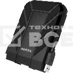 Внешний жесткий диск AData USB 3.0 2Tb AHD710-2TU3-CBK DashDrive Durable 2.5